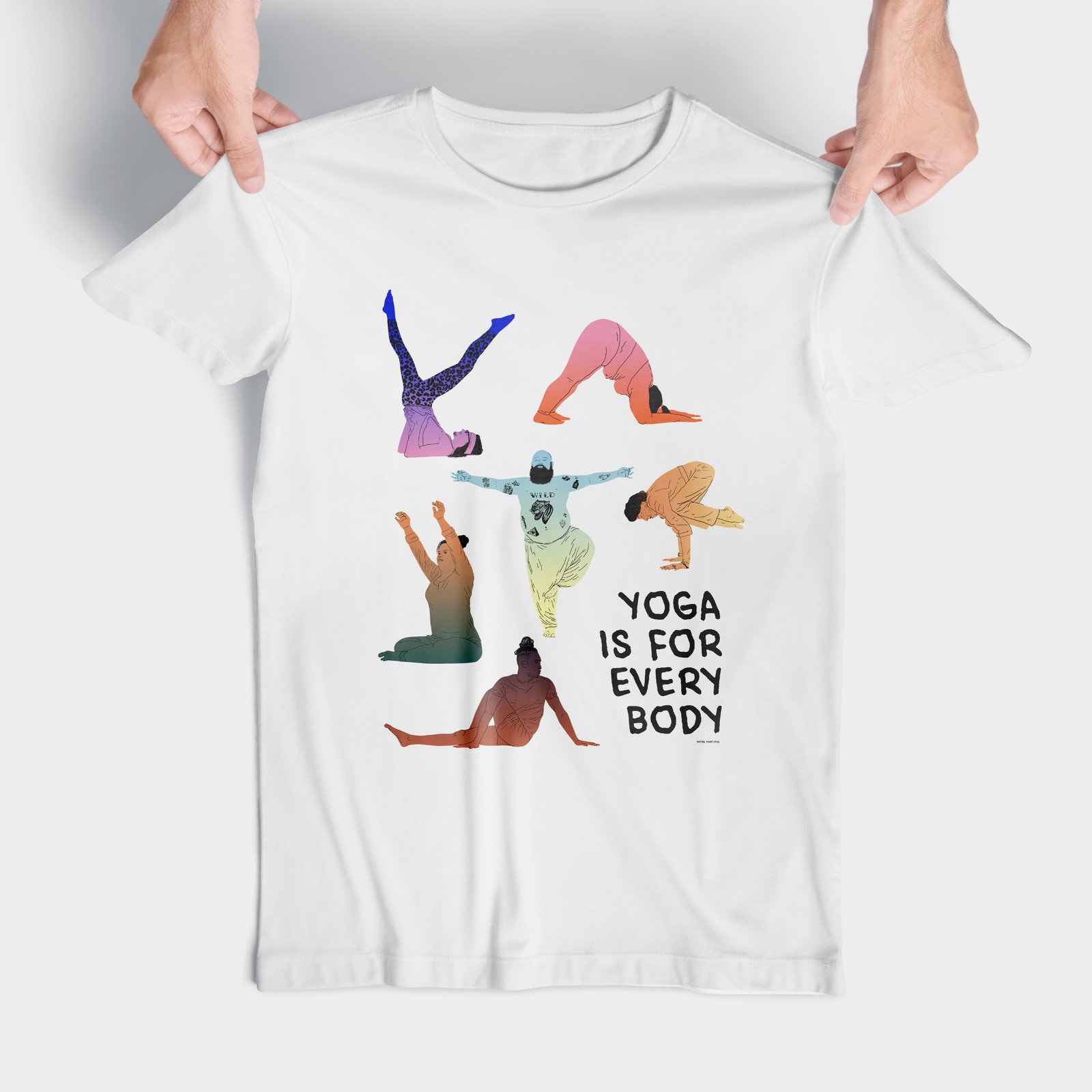 camiseta yoga is for every body